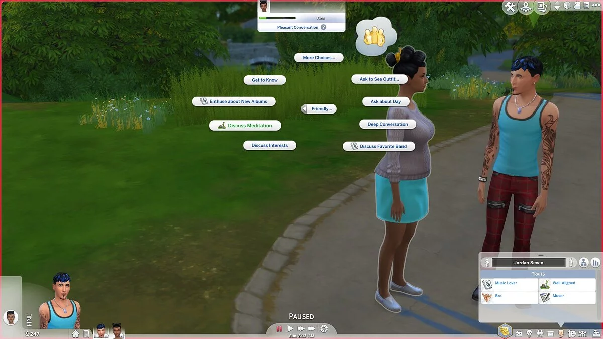 The Sims 4 — Character Trait "Well Balanced"