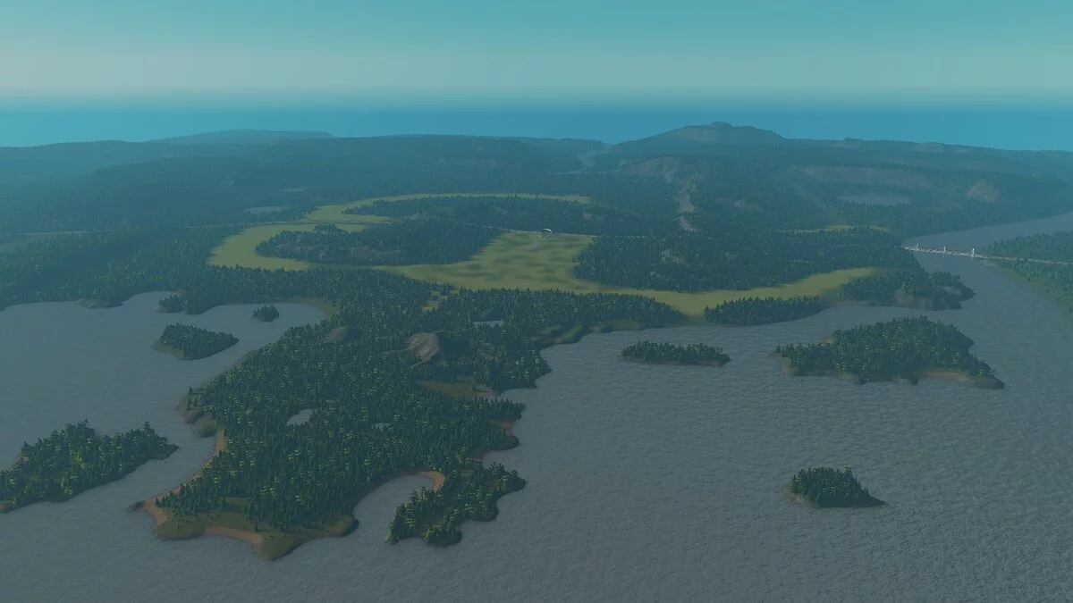 Cities: Skylines — Карта глибокий ахіпелаг
