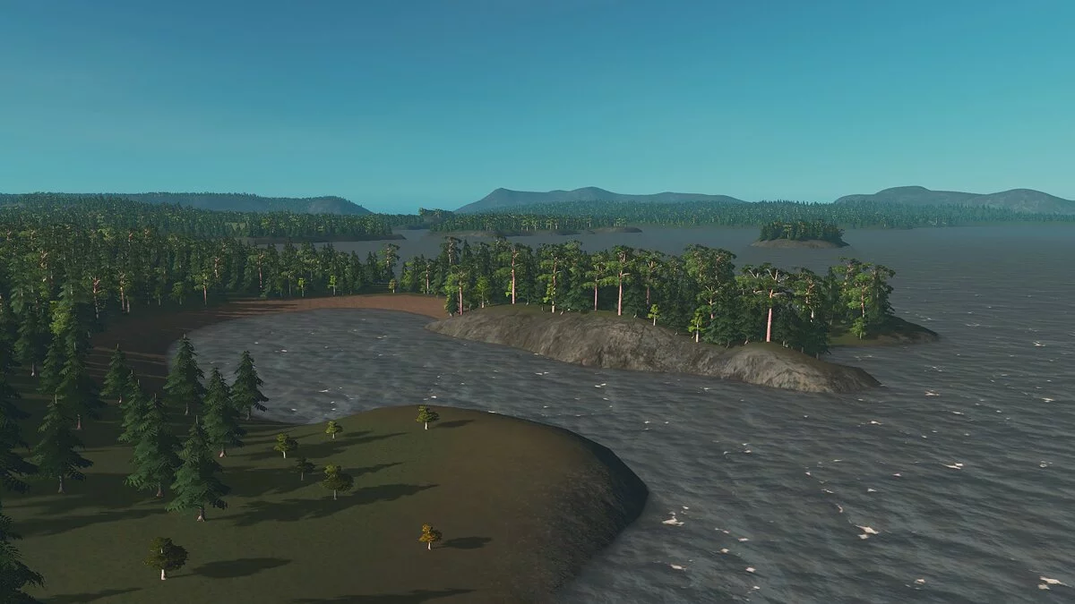 Cities: Skylines — Карта глибокий ахіпелаг