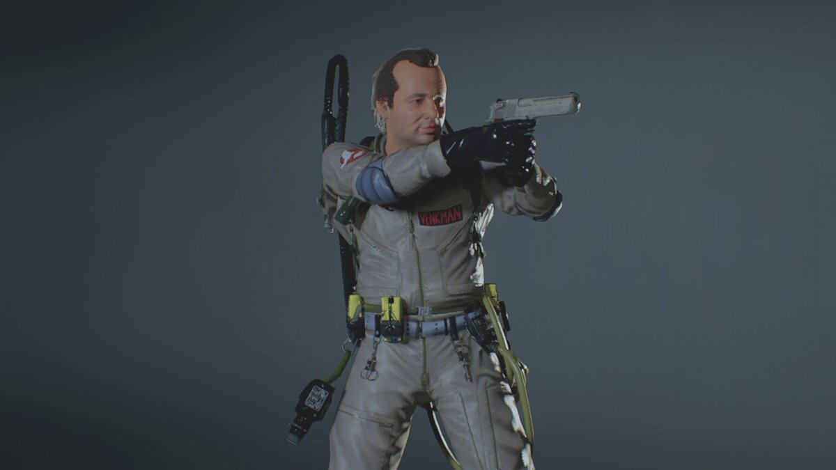 Resident Evil 2 — Peter Venkman from Ghostbusters