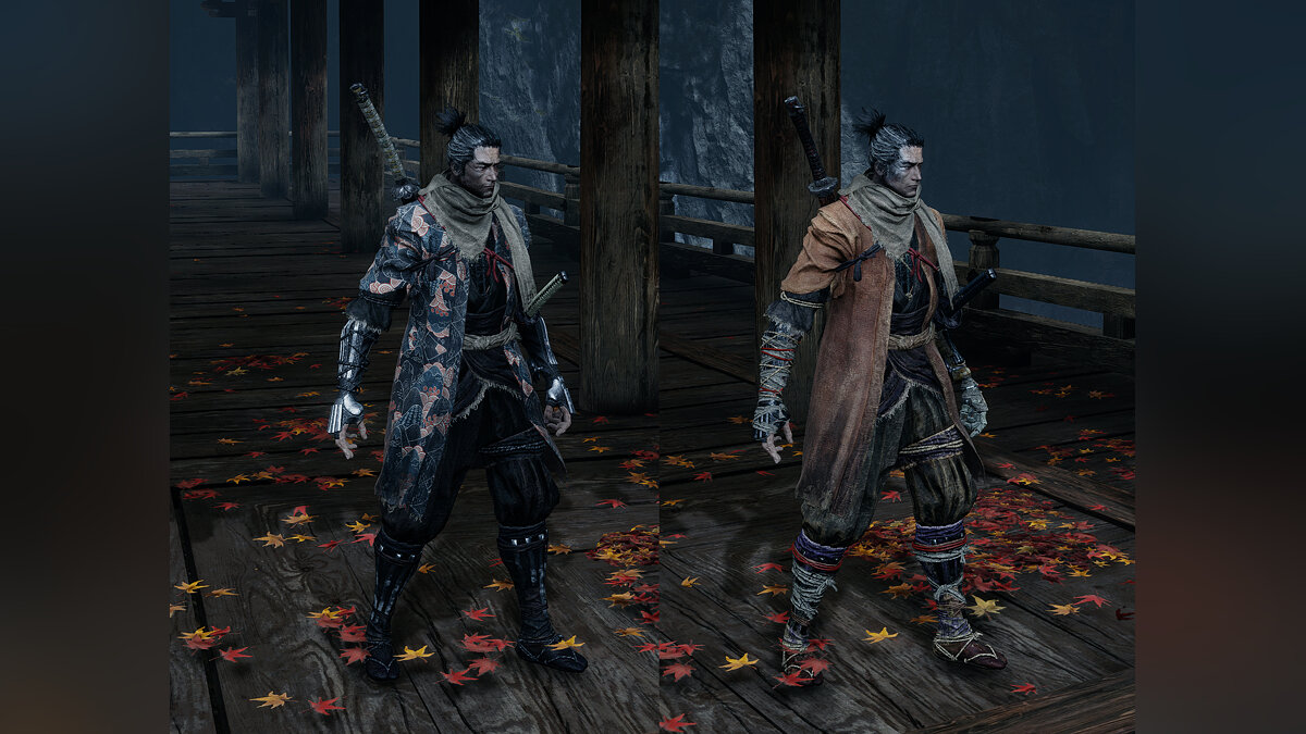 Sekiro: Shadows Die Twice — New cloak and white sword hilt