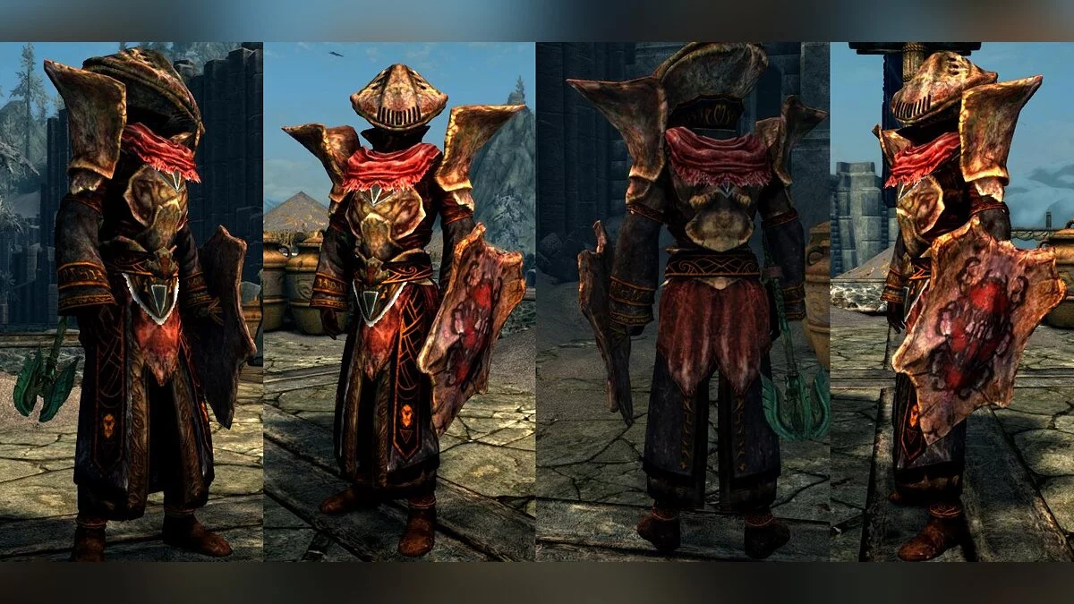 The Elder Scrolls 5: Skyrim Legendary Edition — Two new armor made of bones and chitin