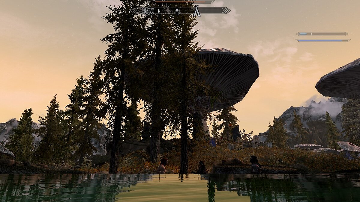 The Elder Scrolls 5: Skyrim Legendary Edition — Relaxation spot at Eastmarch Springs