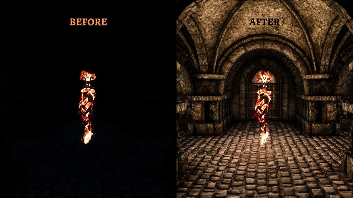 The Elder Scrolls 5: Skyrim Legendary Edition — Светящиеся атронахи