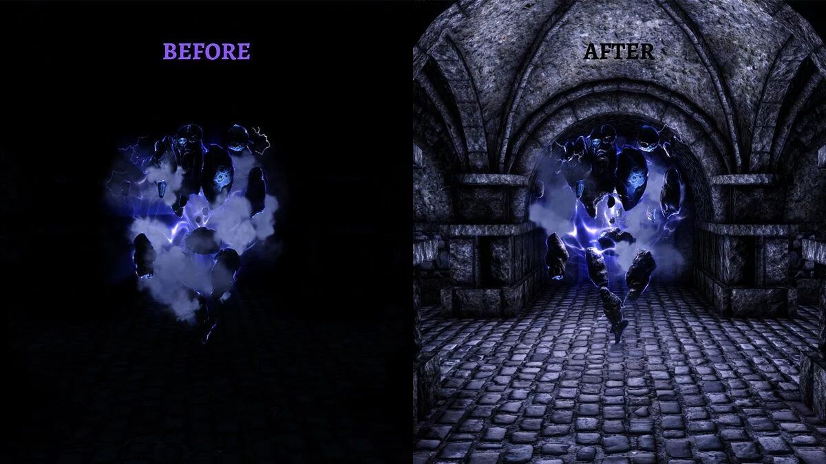 The Elder Scrolls 5: Skyrim Legendary Edition — Светящиеся атронахи