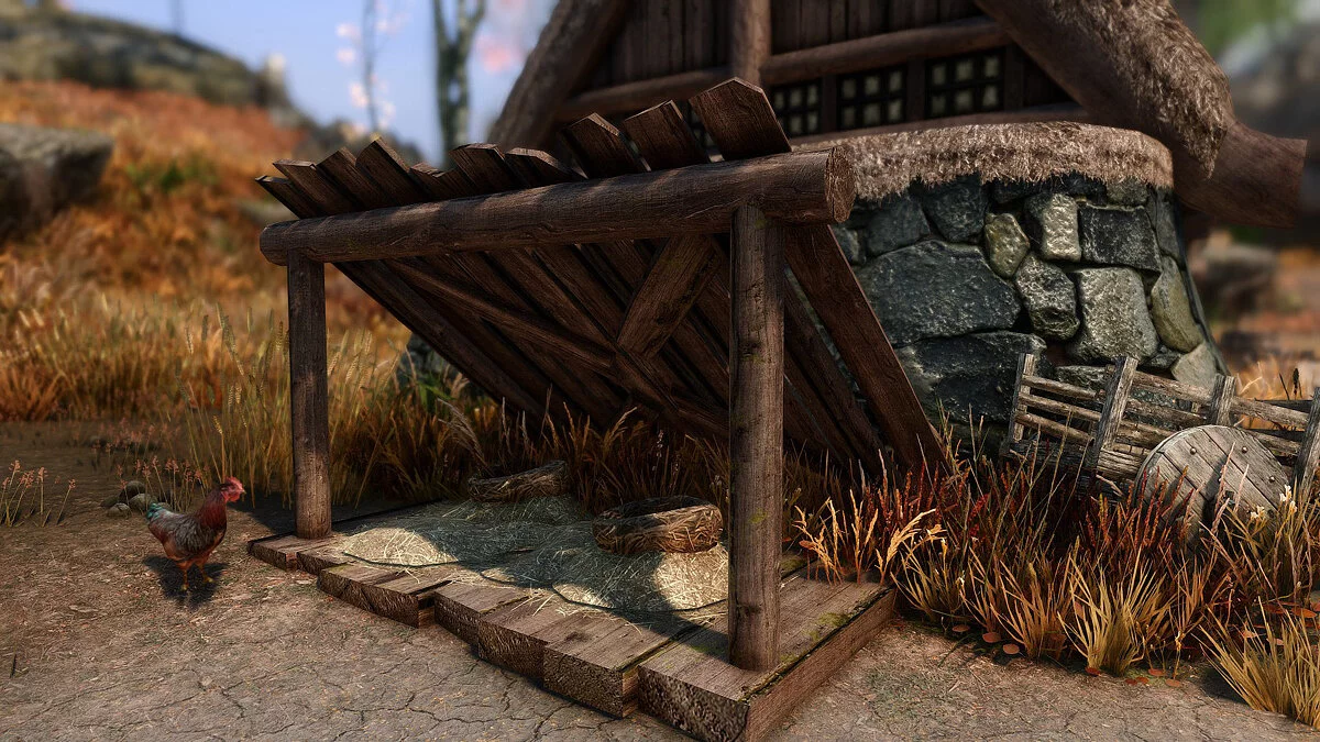 Elder Scrolls 5: Skyrim Special Edition — Фермерські будинки та села в 4K та 2K