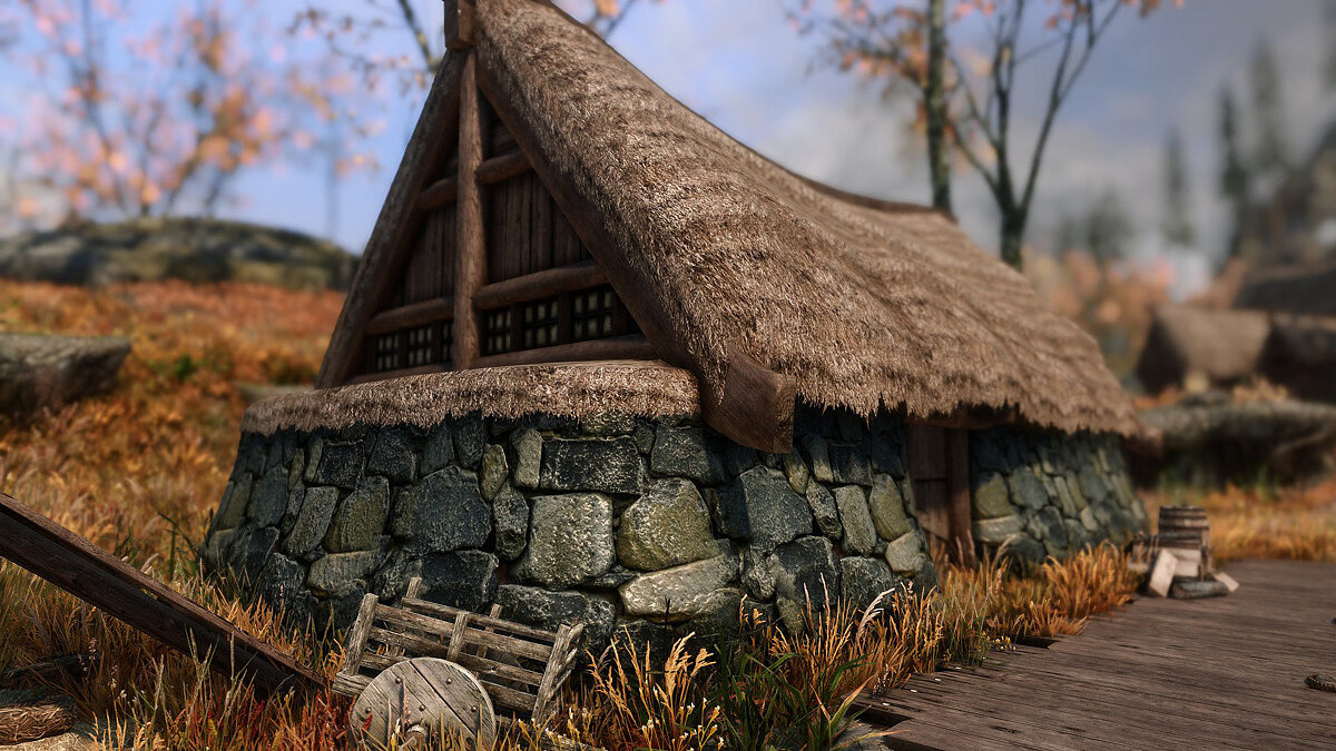 Elder Scrolls 5: Skyrim Special Edition — Farmhouses and villages in 4K and 2K