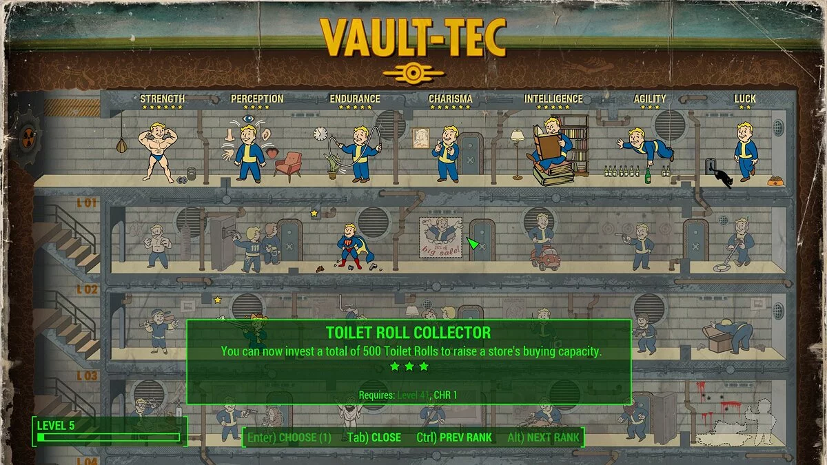 Fallout 4 — Туалетная бумага вместо крышек для оплаты