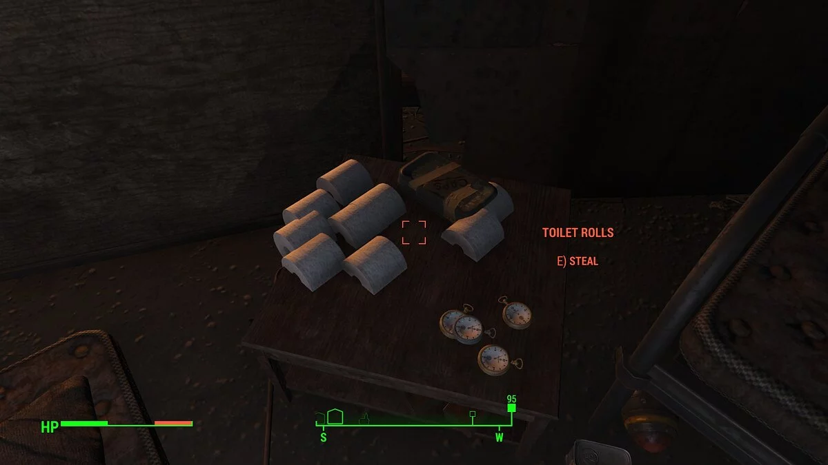 Fallout 4 — Туалетная бумага вместо крышек для оплаты