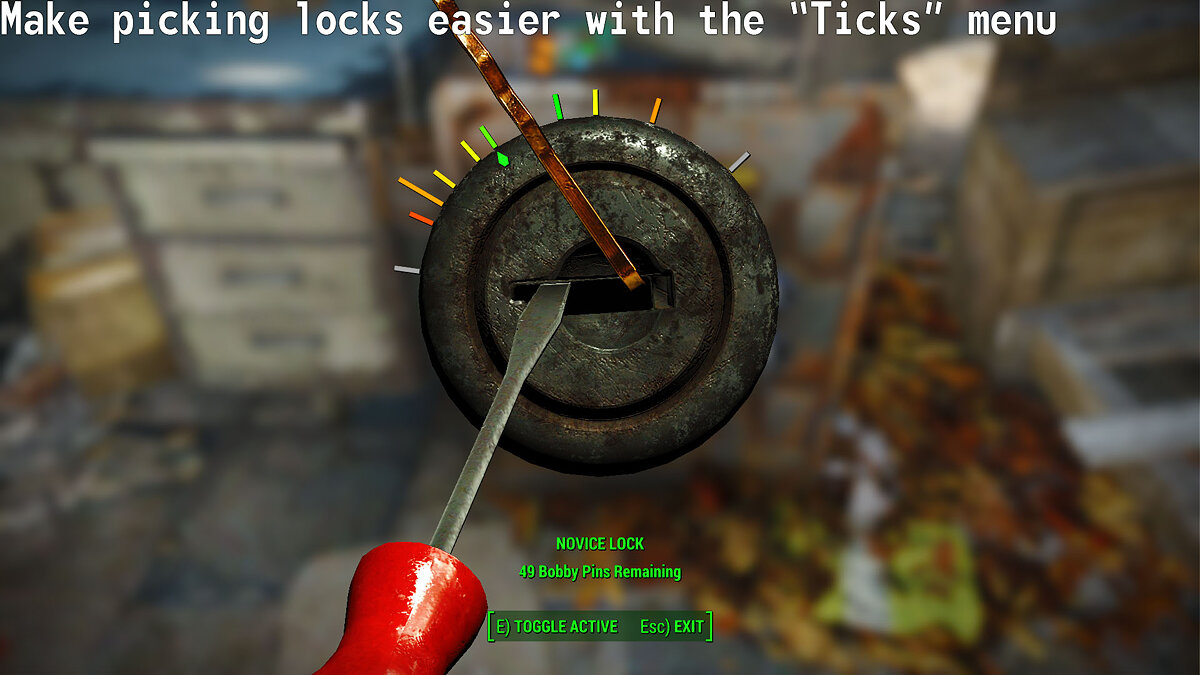 Fallout 4: Game of the Year Edition — Easy lockpicking