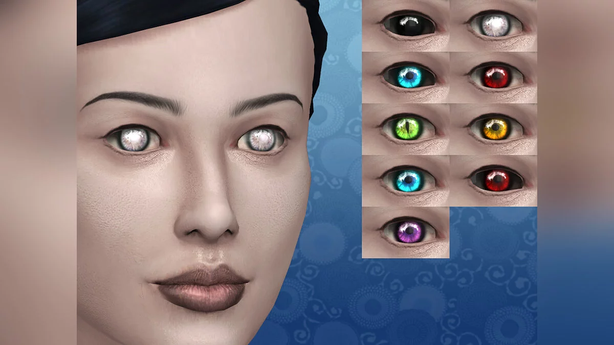 The Sims 4 — Expressive vampire eyes