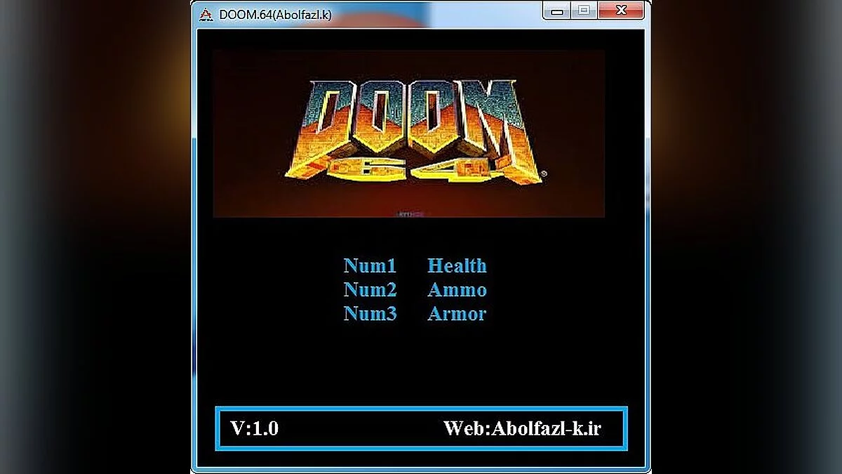 DOOM 64 — Trainer (+3) [1.0]