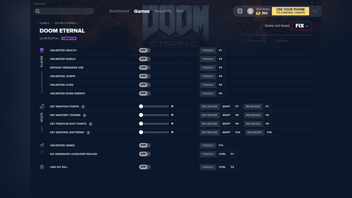 Doom Eternal — Trainer (+13) from 03/20/2020 [WeMod]