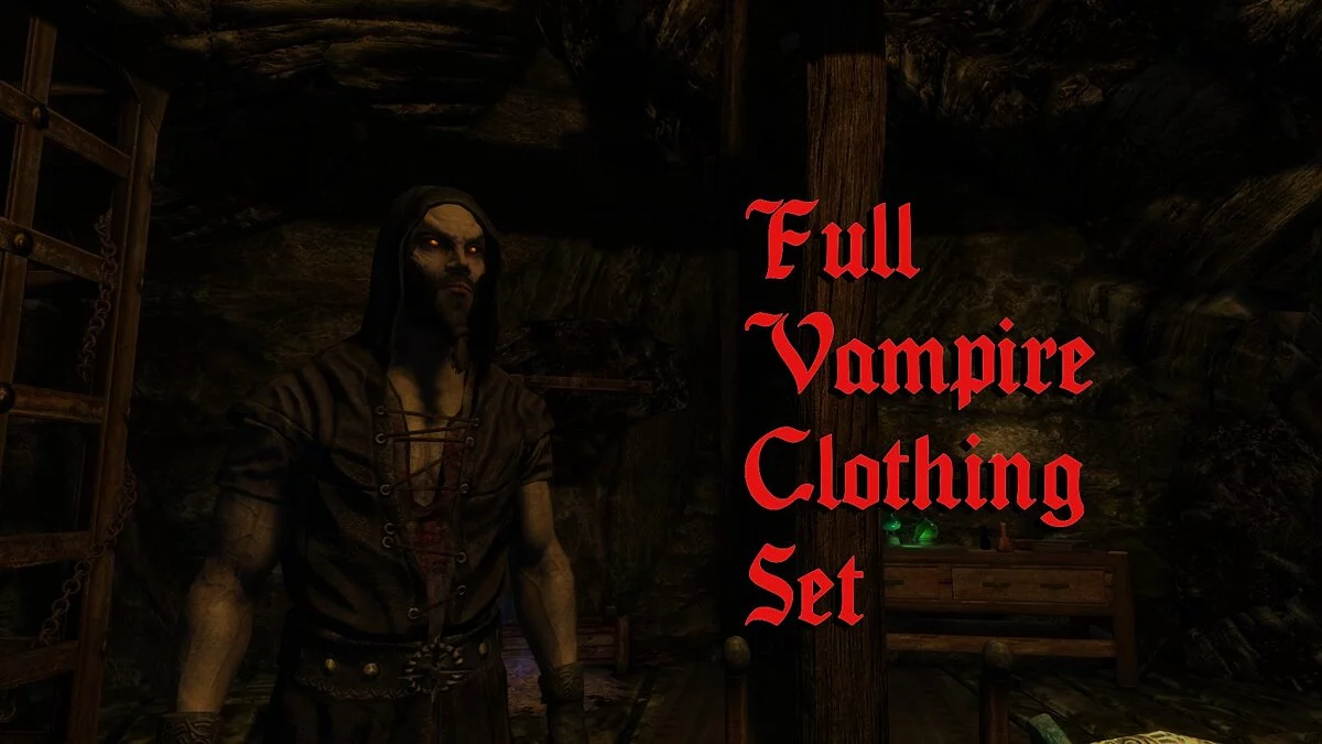 Elder Scrolls 5: Skyrim Special Edition — Complete set of vampire clothes