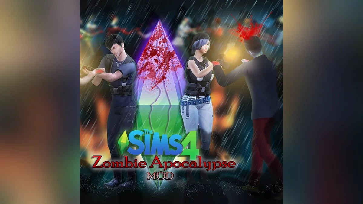 The Sims 4 — Zombie Apocalypse v 1.1.6 SD