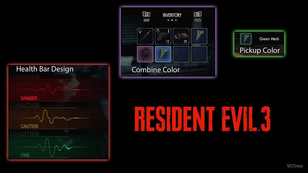 Resident Evil 3 — Classic equipment