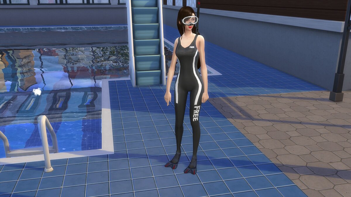 The Sims 4 — Swimsuit from "FREE"