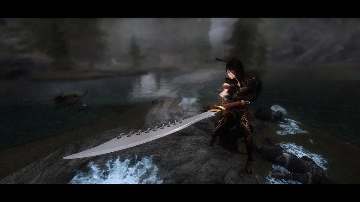 The Elder Scrolls 5: Skyrim Legendary Edition — Меч "9 колец Дао"