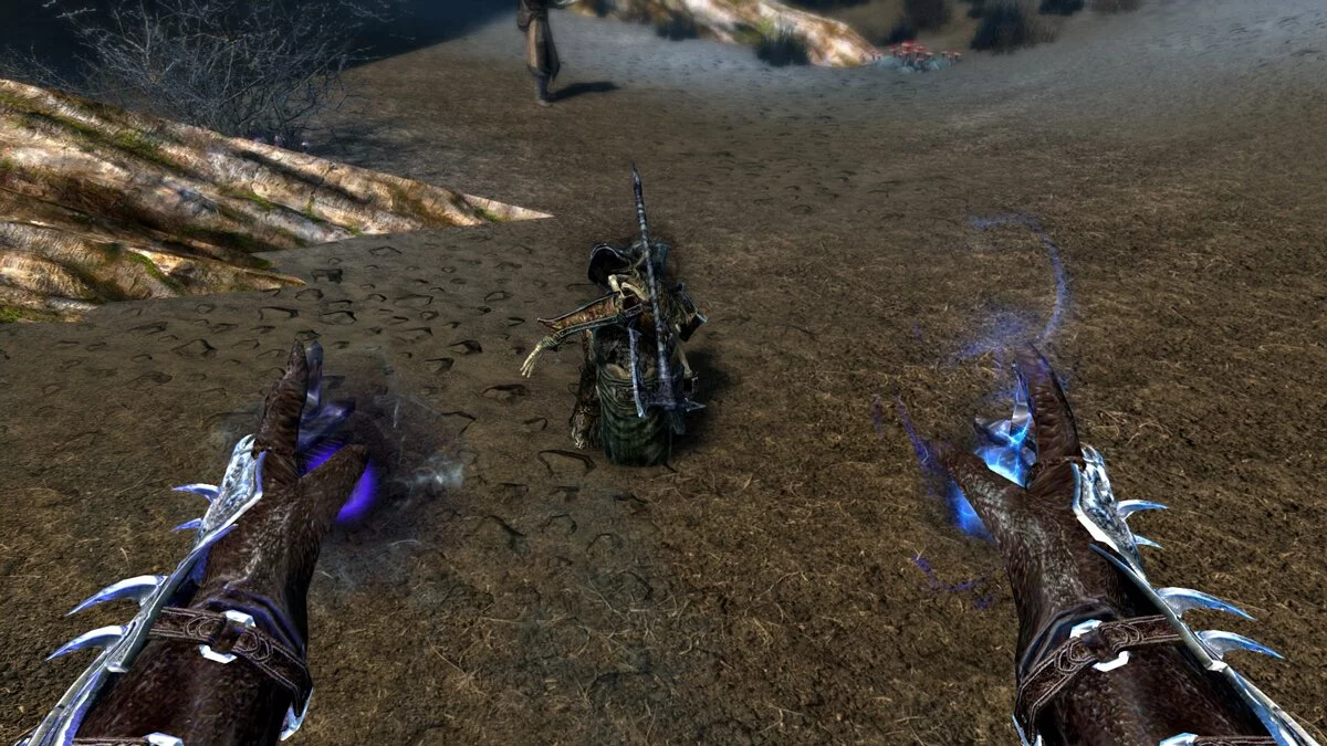 Elder Scrolls 5: Skyrim Special Edition — Призванная нежить вылезает из-под земли