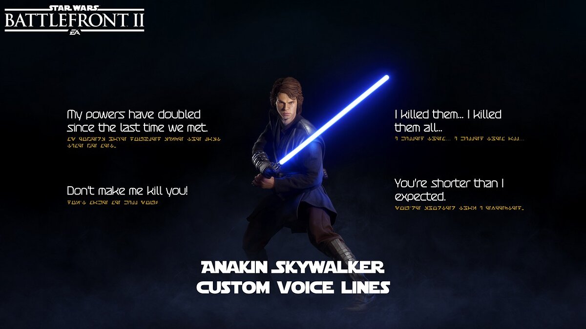 Star Wars: Battlefront 2 — New Anakin Skywalker lines