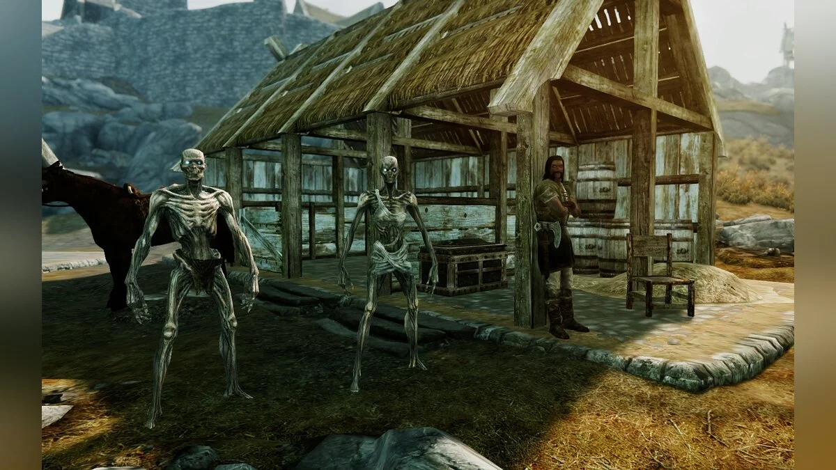 Elder Scrolls 5: Skyrim Special Edition — montar a caballo
