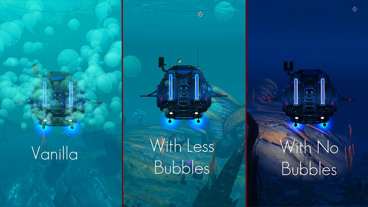 No Man&#039;s Sky — Reducing the number of bubbles from Nautilon