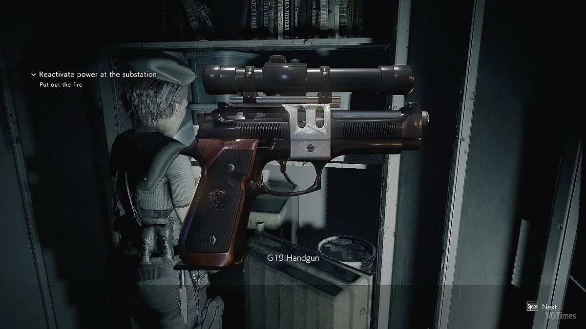 Resident Evil 3 — Пістолет Samurai Edge