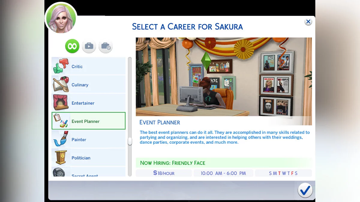 The Sims 4 — Event Organizer Career (03/25/2020)