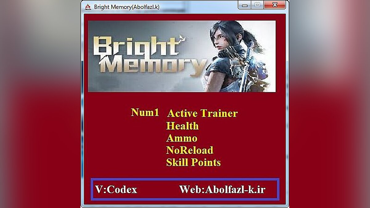 Bright Memory — Trainer (+4) [1.0]