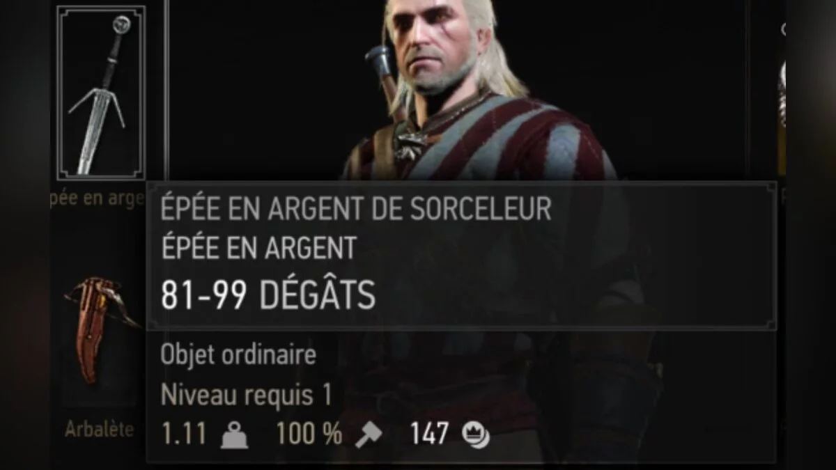 The Witcher 3: Wild Hunt - Complete Edition — Неломающееся оружие