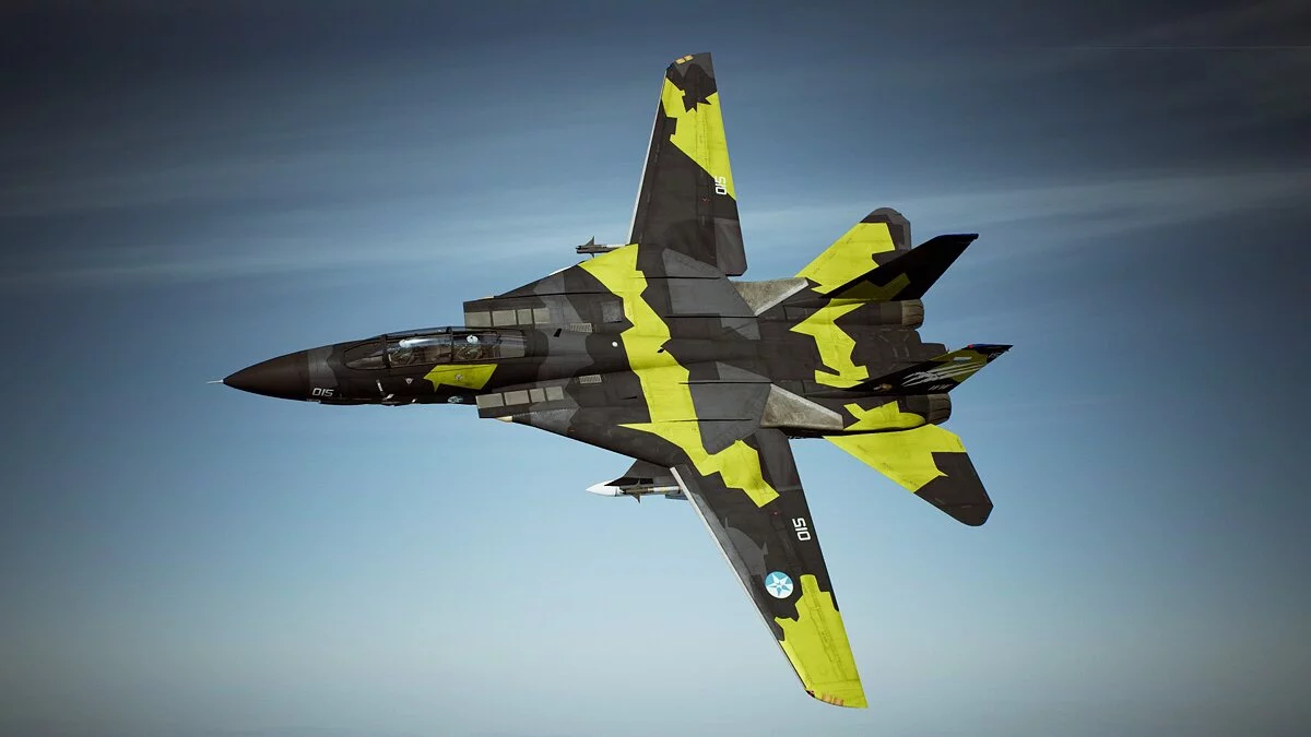 Ace Combat 7: Skies Unknown — Yellow camouflage for F-14D