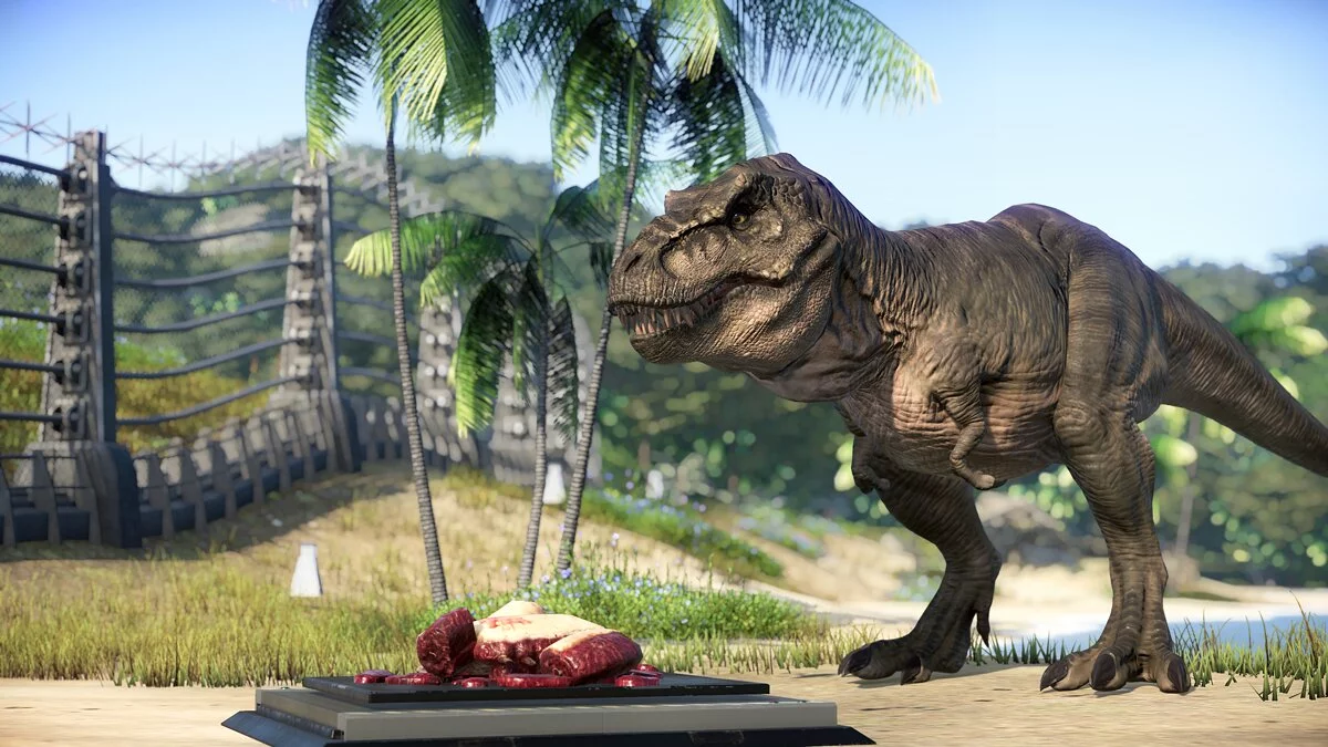 Jurassic World Evolution — Обновленный тиранозавр