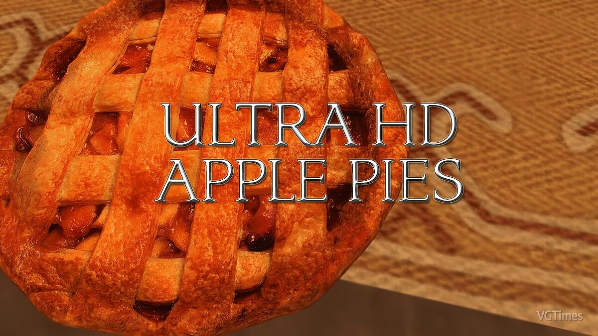 The Elder Scrolls 5: Skyrim — Pie with improved textures