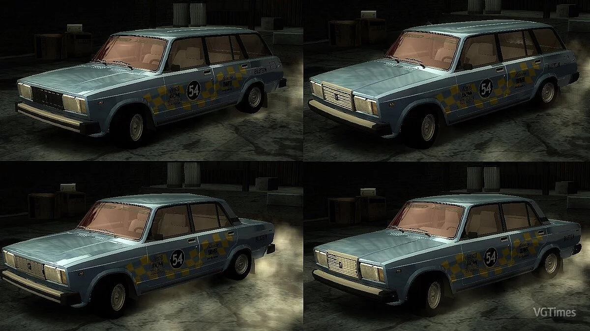 Need for Speed: Most Wanted (2005) — VAZ 2104, 21047, 2105, 2107 (4 in 1)