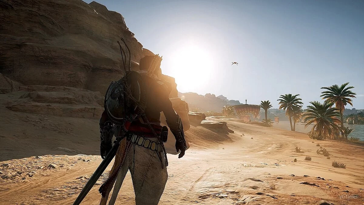 Assassin&#039;s Creed: Origins — Un conjunto de ajustes preestablecidos gráficos.