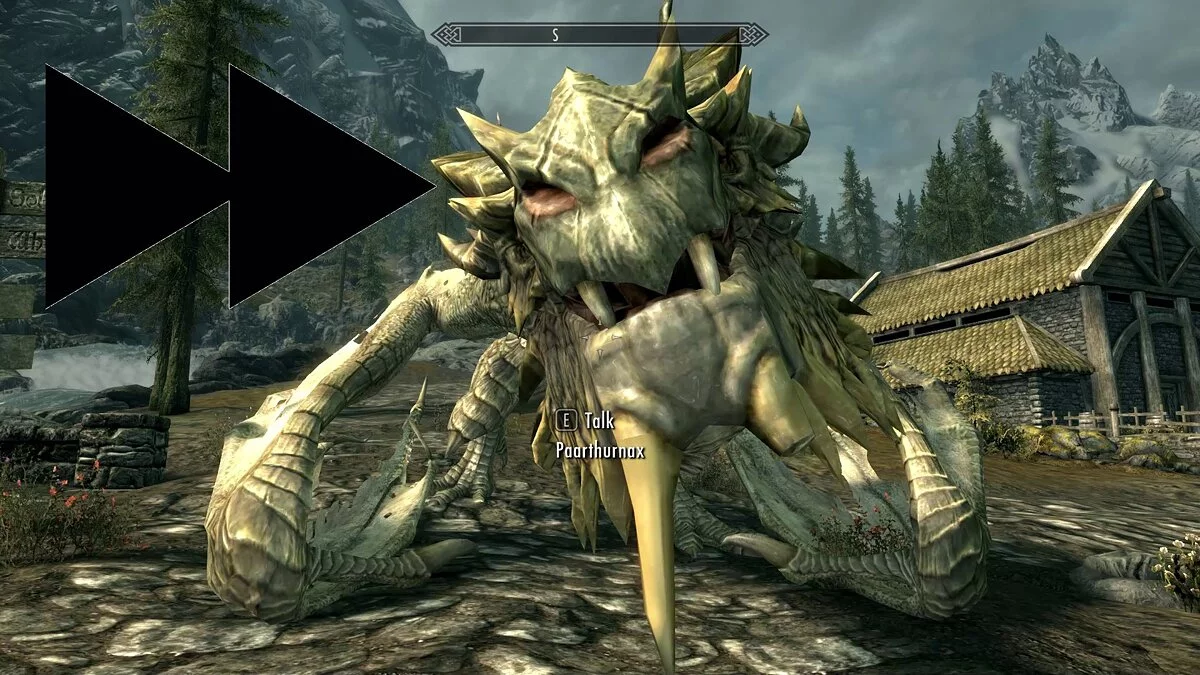 Elder Scrolls 5: Skyrim Special Edition — Acelerar los diálogos con el dragón.