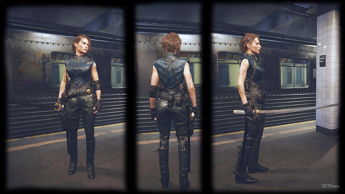 Resident Evil 3 — Virgil style costume and katana