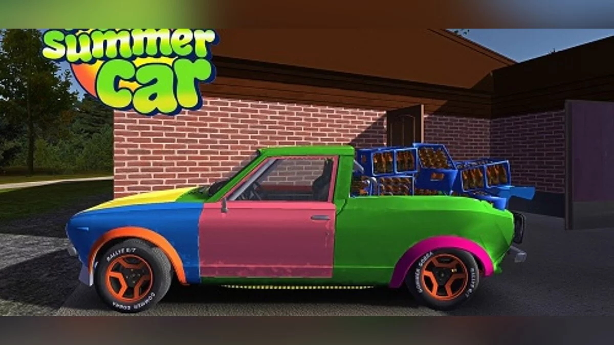 My Summer Car — Conservación (Satsuma completamente ensamblado, flota completa cerca de la casa)