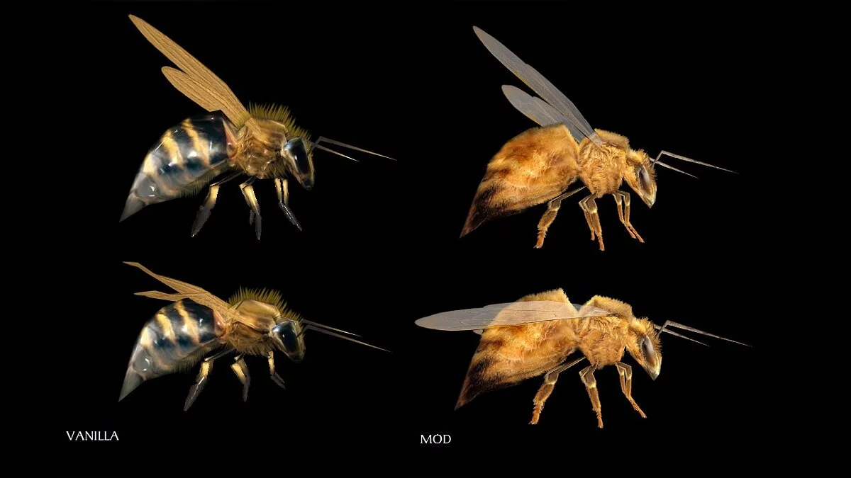 Elder Scrolls 5: Skyrim Special Edition — HD пчелы и соты