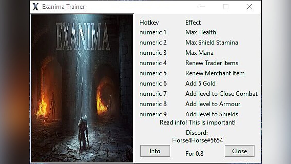 Exanima — Trainer (+7) [0.8]