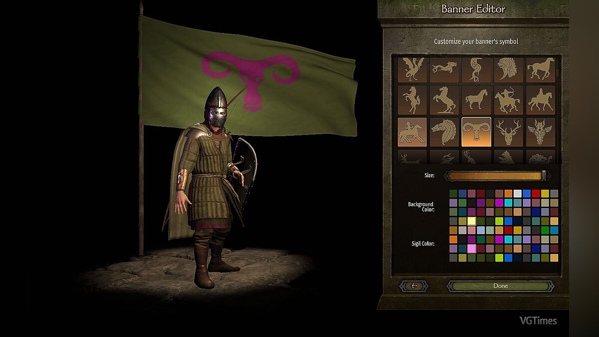 Mount &amp; Blade 2: Bannerlord — Improved banner editor