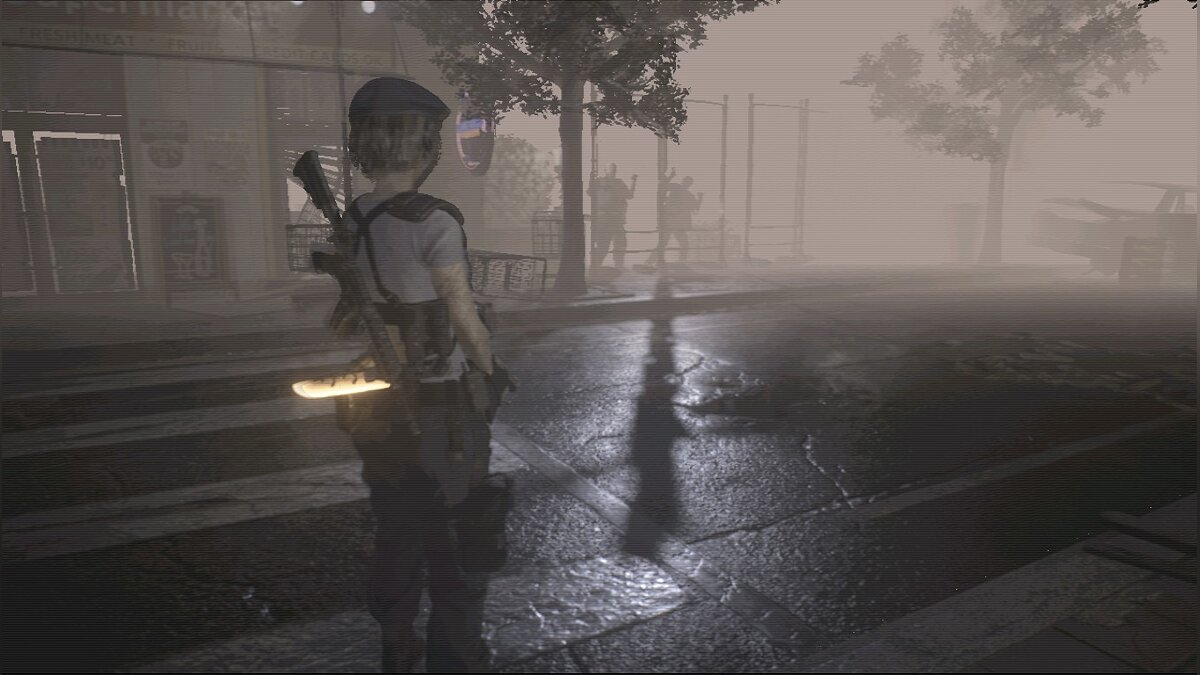 Resident Evil 3 — Dull fog in the style of the game "Silent Hill 2"