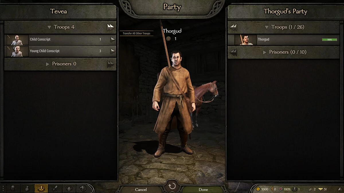 Mount &amp; Blade 2: Bannerlord — Призов дітей до армії