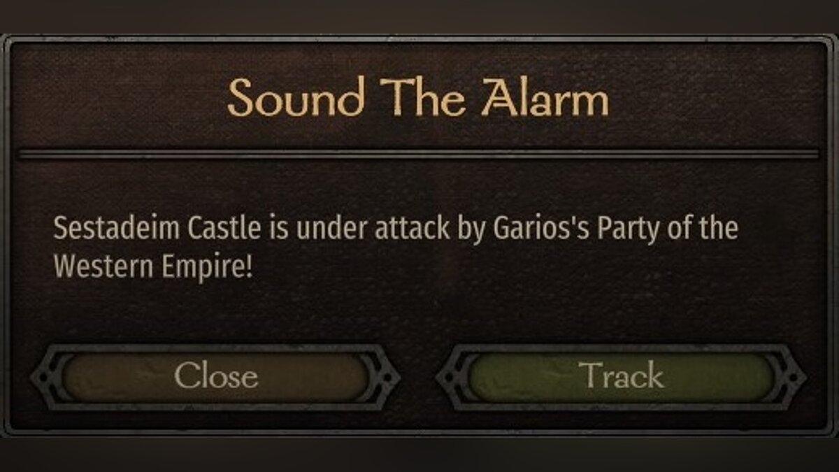 Mount &amp; Blade 2: Bannerlord — Alarm sound