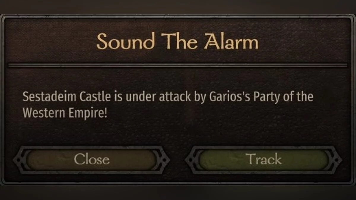 Mount &amp; Blade 2: Bannerlord — Alarm sound