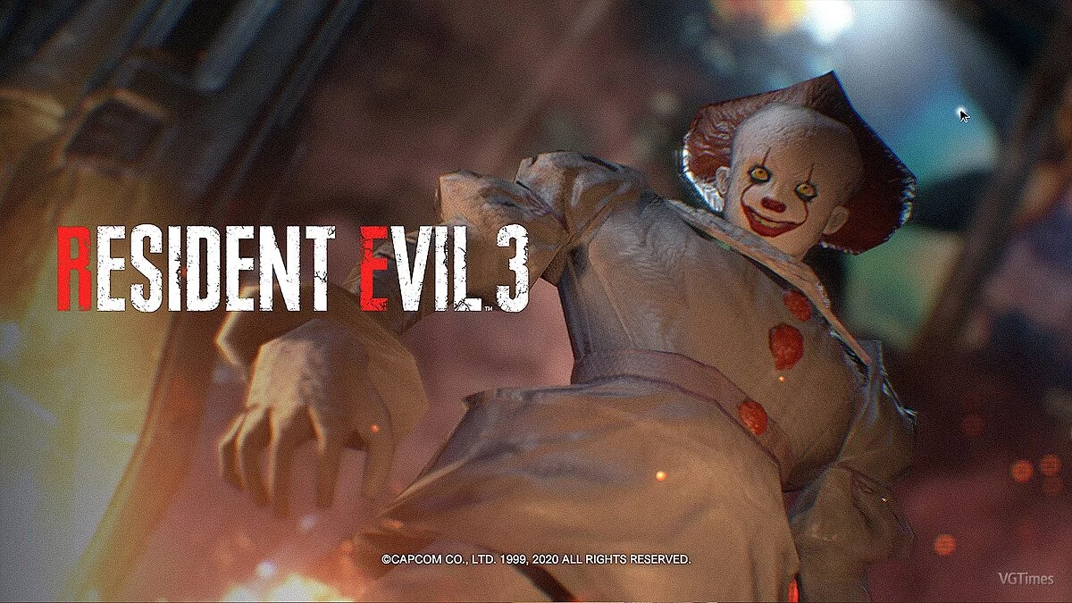 Resident Evil 3 — Pennywise instead of Nemesis