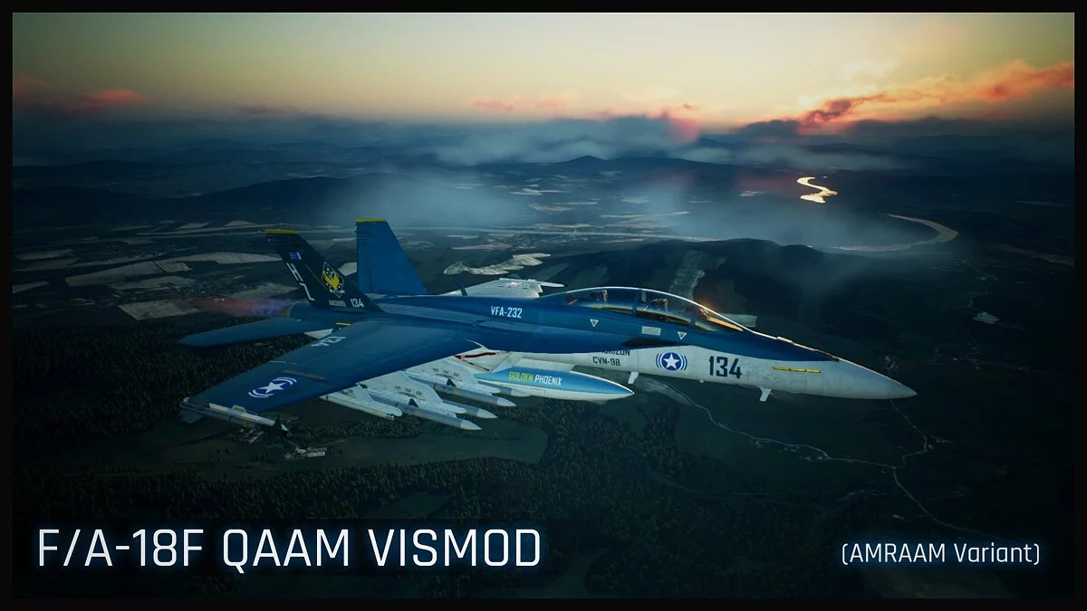 Ace Combat 7: Skies Unknown — Разные ракеты для самолета FA-18F