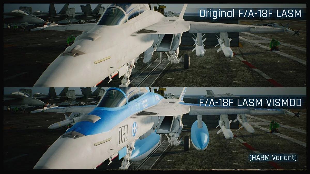 Ace Combat 7: Skies Unknown — Разные ракеты для самолета FA-18F