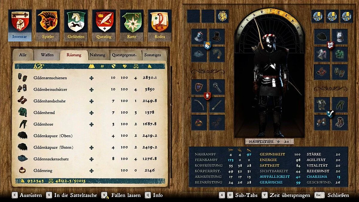 Kingdom Come: Deliverance — Обладунки гільдії Міллера