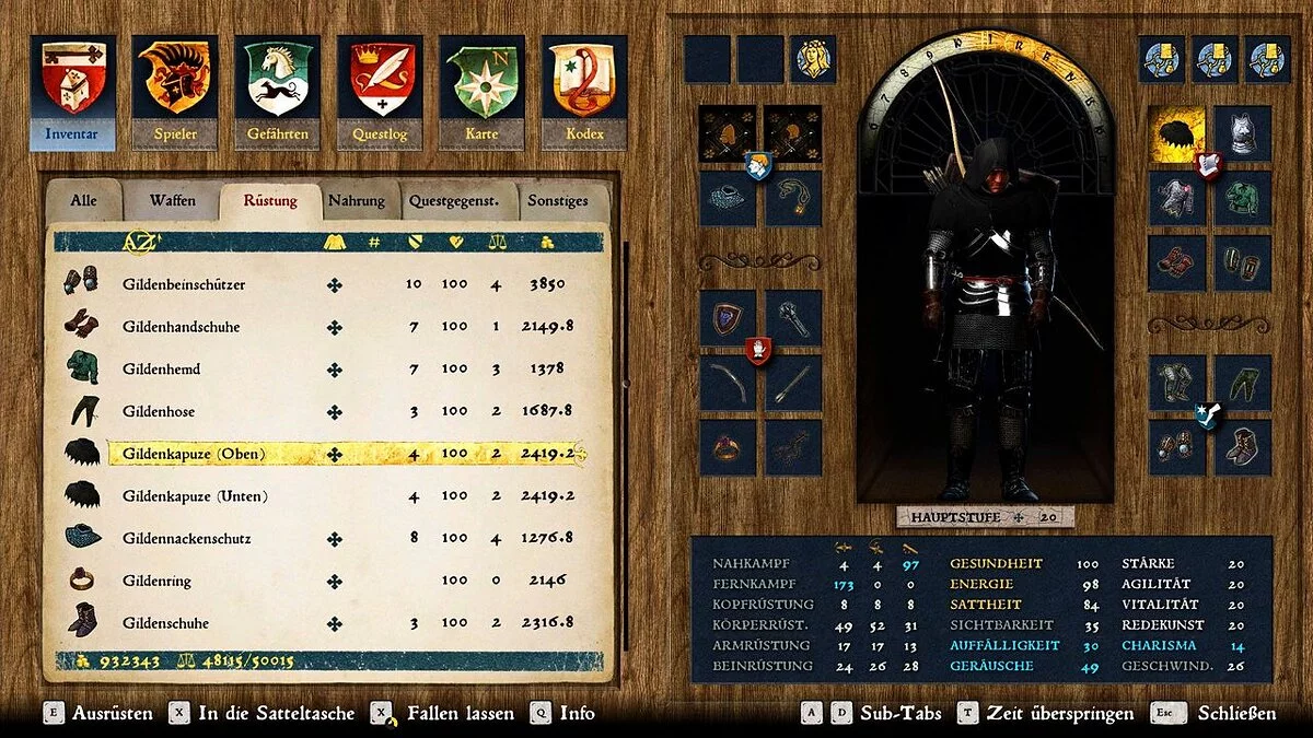 Kingdom Come: Deliverance — Обладунки гільдії Міллера